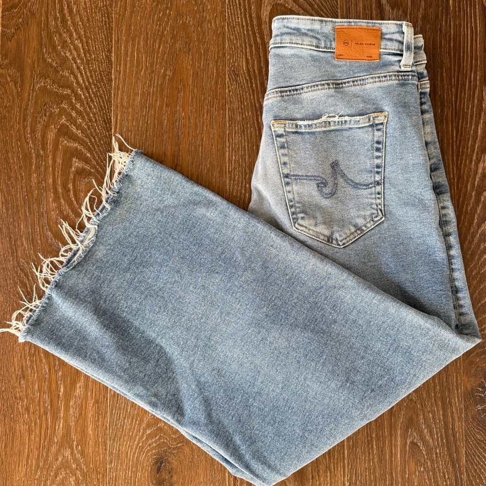AG Sage Wide Leg Crop Jean - Sz 30